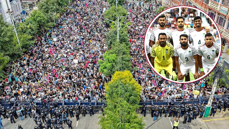 কাঠমান্ডুতে কারফিউ-অস্থিরতা, বাংলাদেশের অনুশীলন স্থগিত