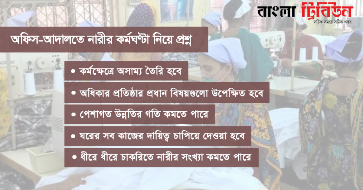 ৫ ঘণ্টা চাকরির ঘোষণায় খুশি না কেন
