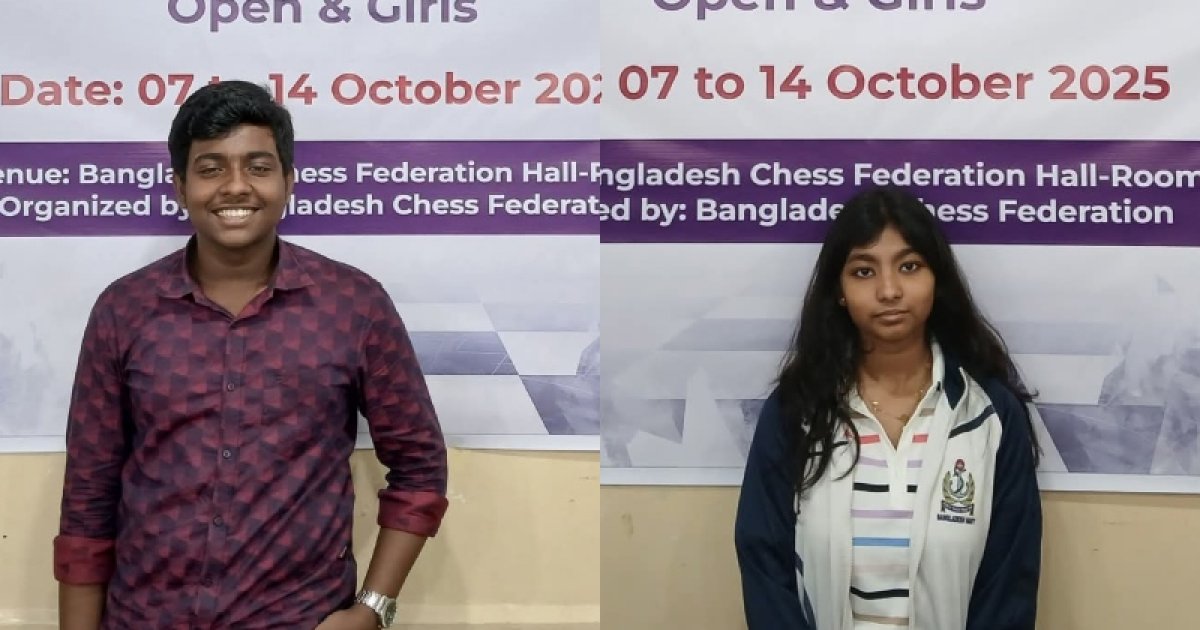 ৪২তম জাতীয় দাবা: সাকলাইন ও খুশবু চ্যাম্পিয়ন