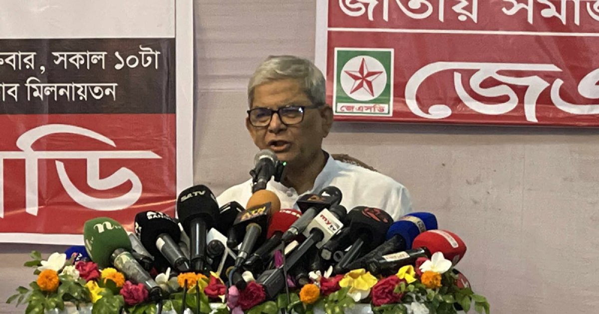 নির্বাচনের আগে গণভোটের সুযোগ এখন আর নেই: মির্জা ফখরুল