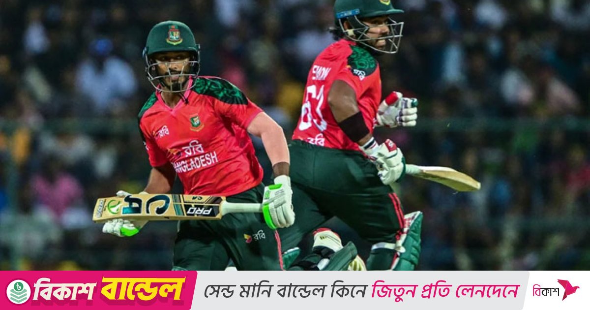 লিটনের আউটের পর তানজিদের ফিফটি
