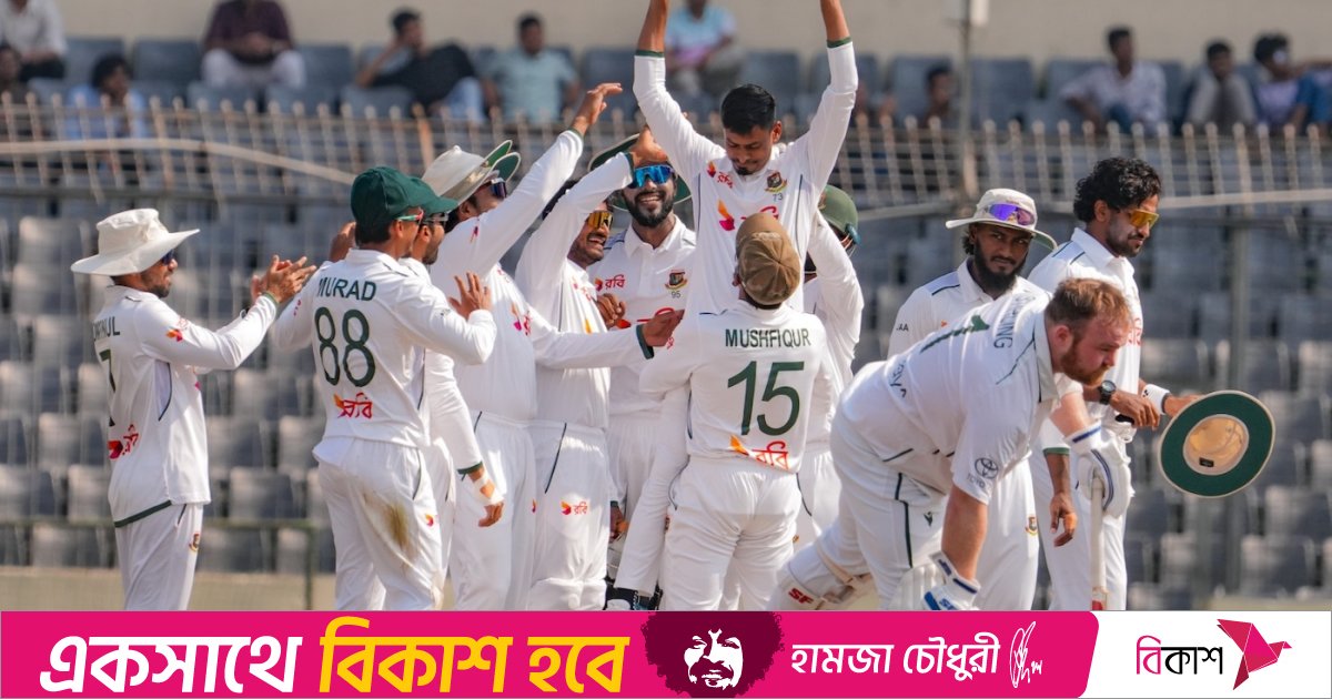 বড় জয়ের লক্ষ্যে শেষ দিনে খেলতে নেমেছে বাংলাদেশ