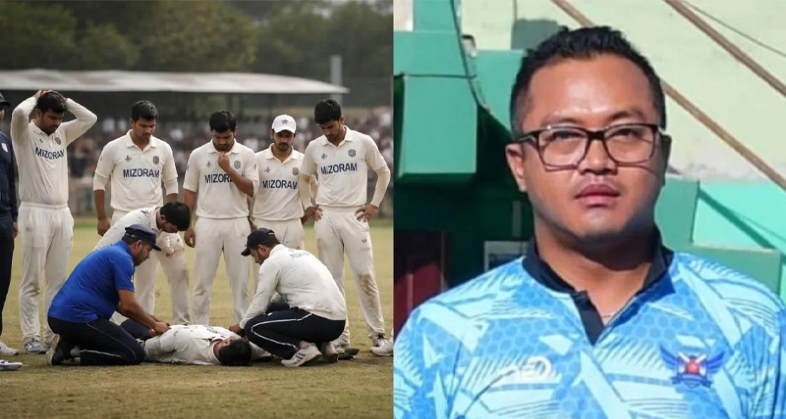 খেলা চলাকালীন মাঠেই মৃত্যুর কোলে ঢলে পড়লেন ক্রিকেটার