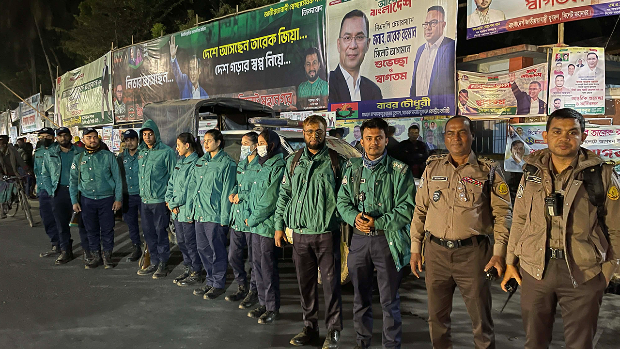 সিলেটে কঠোর নিরাপত্তা