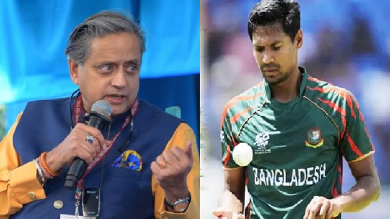 বাংলাদেশ পাকিস্তানের মতো সন্ত্রাসী পাঠায়নি, মুস্তাফিজ ইস্যুতে বিস্ফোরক শশী থারুর