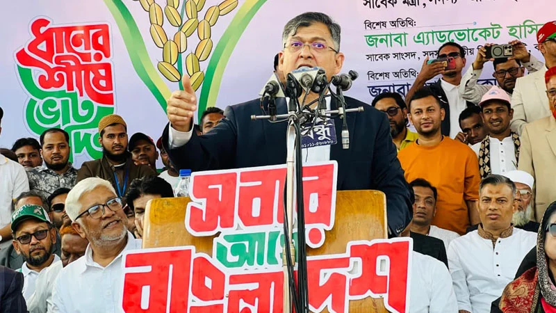 বিএনপির জয় হলে ১৩ ফেব্রুয়ারি থেকে উন্নয়ন শুরু হবে: সালাহউদ্দিন