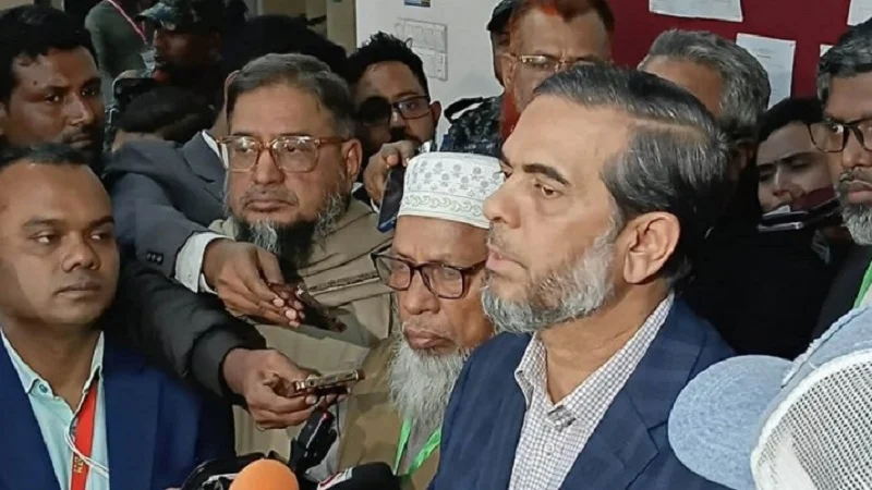নির্বাচনের ফলাফল ঘোষণায় ‘চক্রান্ত ও ষড়যন্ত্রের’ অভিযোগ নিয়ে ইসিতে জামায়াতের সহকারী সেক্রেটারি জেনারেল