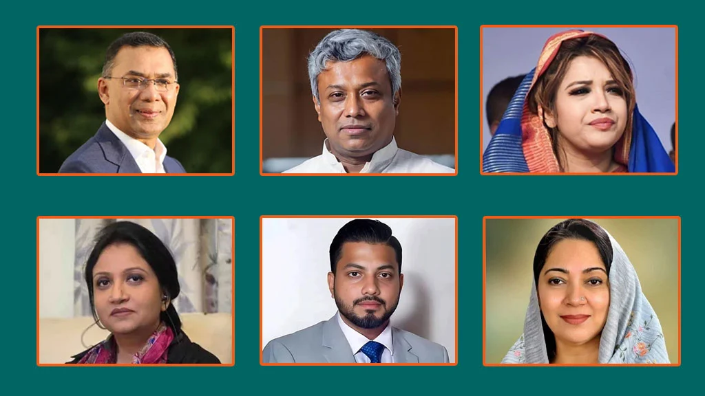 ত্রয়োদশ জাতীয় সংসদ নির্বাচন : সংসদে দ্বিতীয় প্রজন্মের ২০ জন
