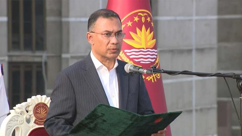 দেশের ১১তম প্রধানমন্ত্রী তারেক রহমান