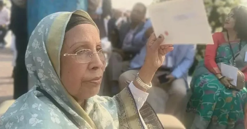 ‘আমার কাছে আজ মনে হচ্ছে যেন ঈদের দিন’: ৭৫ ঊর্ধ্ব প্রবীণ রাজনৈতিক নেত্রী