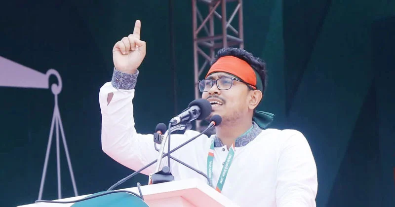 জুলাই বিপ্লবকে অপরাধ হিসেবে প্রতিষ্ঠার ঘৃণ্য অপচেষ্টা চলছে: ডাকসু ভিপি