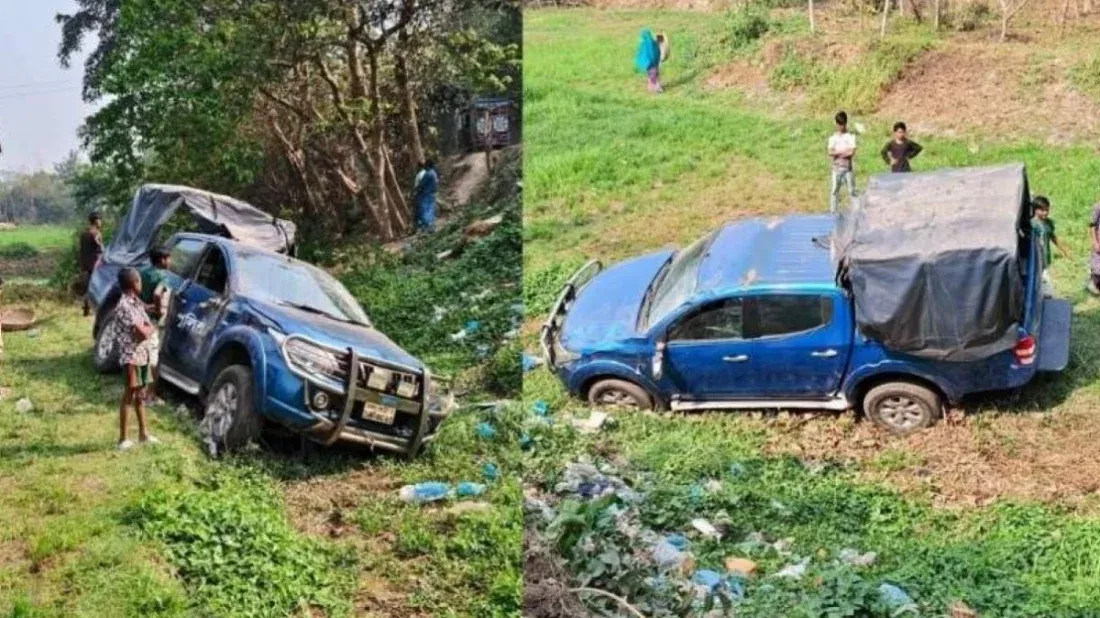 প্রতিমন্ত্রীর প্রটোকলে যাওয়ার পথে পুলিশভ্যান উল্টে আহত ৮