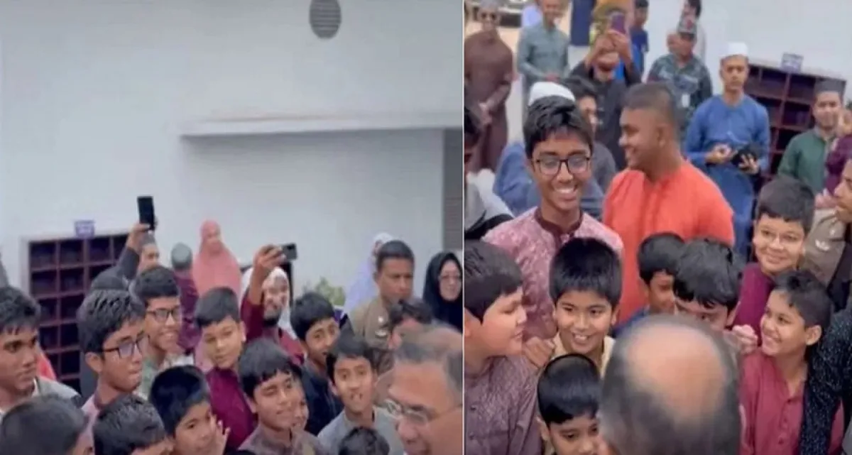 এক শিশু প্রধানমন্ত্রী তারেক রহমানকে প্রশ্ন করে, ‘আপনি রোজা রাখেন?’