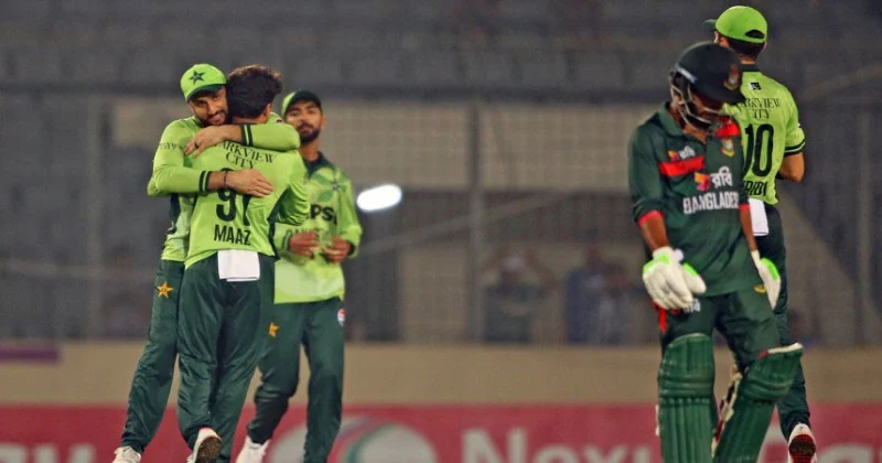 বাংলাদেশকে বড় ব্যবধানে হারিয়ে সমতায় ফিরল পাকিস্তান