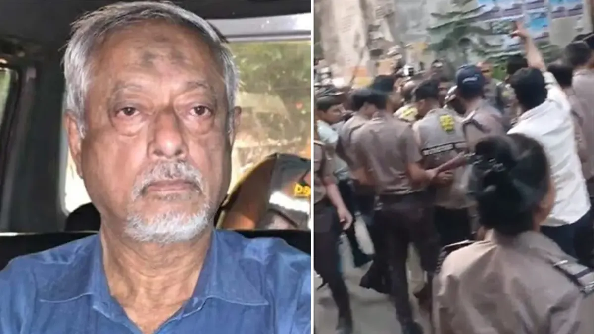 সাবেক সেনা কর্মকর্তা মাসুদ উদ্দিন চৌধুরীর ওপর পচা ডিম নিক্ষেপ