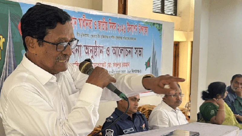 আমার মিটিংয়ে যেন স্বাধীনতাবিরোধীদের ডাকা না হয়: ফজলুর রহমান