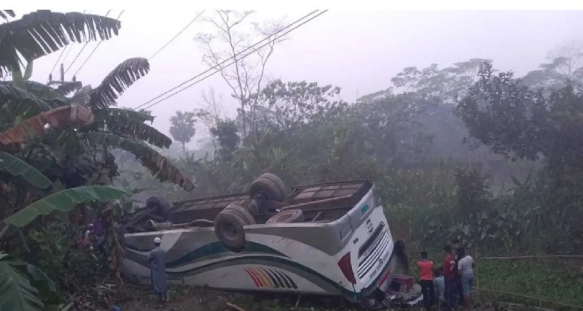 খাদে গিয়ে পড়ল যাত্রীবাহী বাস, যতজনের মৃত্যু