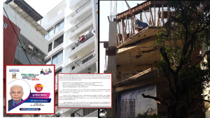 ৮ তলার অনুমোদনে ১১ তলা নির্মাণ: রিহ্যাব প্রার্থী নুর উদ্দিন আহমেদ নিজের প্রকল্পেই নিয়মভঙ্গের অভিযোগ