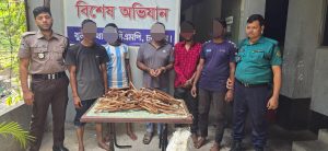 খুলশীতে পিডিবির তার চুরি: ৫ জন গ্রেফতার, ৪২ কেজি কপার ক্যাবল উদ্ধার