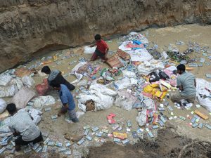 ৪ কোটি টাকার ভারতীয় পণ্য ধ্বংস