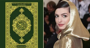 ‘ইনশাআল্লাহ’ বলে বিশ্বজুড়ে আলোচিত সেই হলিউড অভিনেত্রীকে কুরআন উপহার