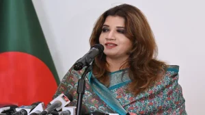 পররাষ্ট্র প্রতিমন্ত্রী হয়ে প্রথমবার বি‌দেশ সফরে গেলেন শামা ওবায়েদ