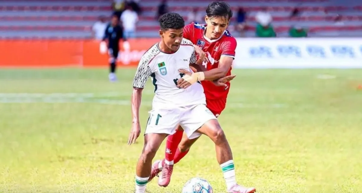 ১-০ গোলে নেপালকে হারিয়ে ফাইনালে বাংলাদেশ