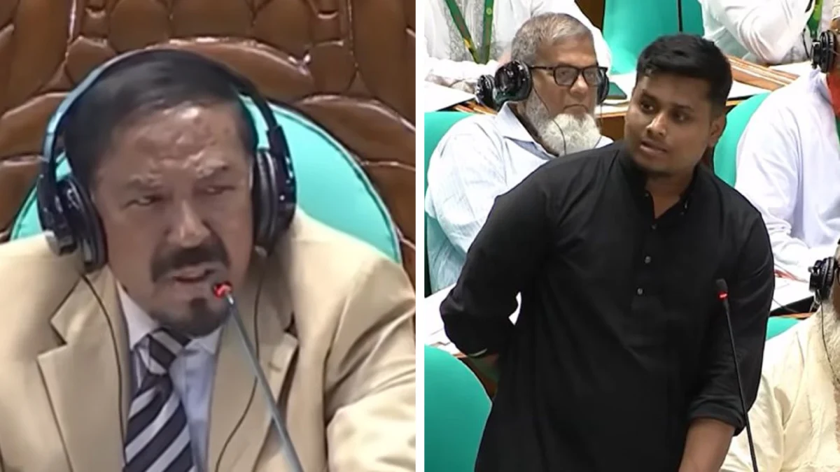 স্পিকারের ‘দিস ইজ নট শাহবাগ স্কয়ার, মিস্টার আবদুল্লাহ’ নিয়ে মুখ খুললেন হাসনাত