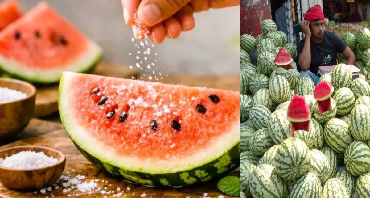 তরমুজের উপর লবণ ছড়িয়ে খেলে কী হয়, জানলে অবাক হবেন