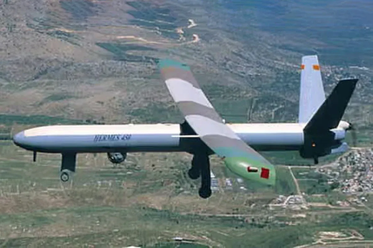 লেবাননে ইসরায়েলের হার্মিস ড্রোন ভূপাতিত