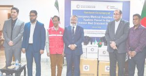 প্রধানমন্ত্রীর নির্দেশে ইরানে সহায়তা পাঠালো বাংলাদেশ