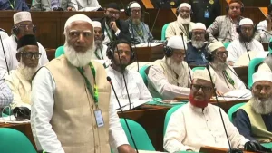 চাঁদাবাজ হলে আমার হাতেও হাতকড়া পরান: সংসদে জামায়াত আমির