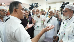 হজের প্রথম ফ্লাইট উদ্বোধন করলেন প্রধানমন্ত্রী তারেক রহমান