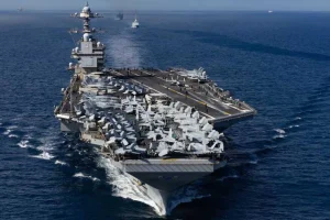 মধ্যপ্রাচ্যের জলসীমায় ফিরল মার্কিন রণতরী জেরাল্ড আর ফোর্ড