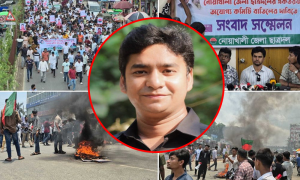 নিজ এলাকায় ছাত্রদল সম্পাদক নাছিরকে অবাঞ্ছিত ঘোষণা, সড়ক অবরোধ