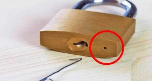 জানেন, তালার নিচে এই ছোট ছিদ্র থাকে কেন?