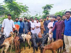 জুলাই শহীদ পরিবারের পাশে এনসিপি, উপহার দেওয়া হলো কোরবানির পশু