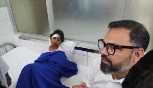 দুর্ঘটনার শিকার ‘নতুন কুঁড়ি’র খুদে ফুটবলারের পাশে ক্রীড়া প্রতিমন্ত্রী