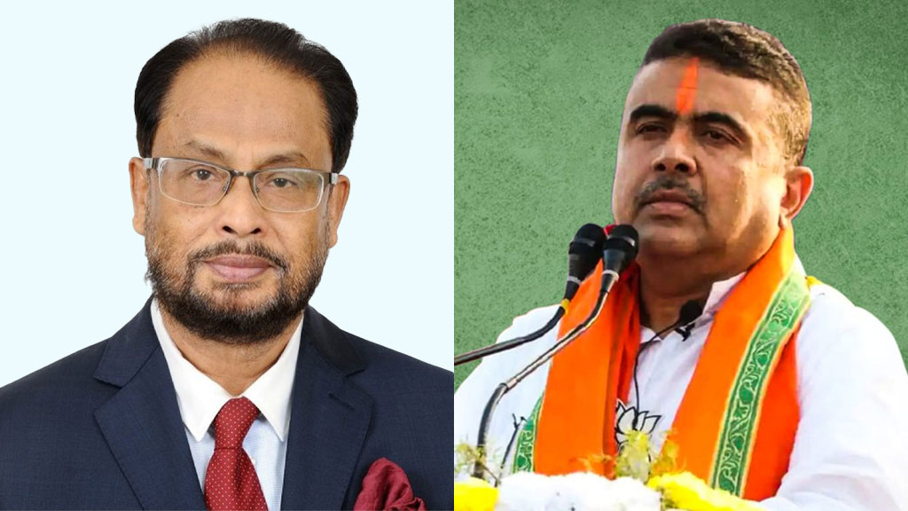 পশ্চিমবঙ্গের মুখ্যমন্ত্রী শুভেন্দু অধিকারীকে জিএম কাদেরের অভিনন্দন