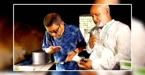 হাসপাতালের তরকারি মুখে নিয়েই ফেলে দিলেন স্বাস্থ্যমন্ত্রী
