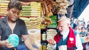 মোদির ঝালমুড়ি খাওয়া সেই দোকানের নিরাপত্তায় চার পুলিশ সদস্য মোতায়েন