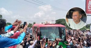 কুমিল্লায় পথে পথে নেতাকর্মীদের ভালোবাসায় সিক্ত প্রধানমন্ত্রী