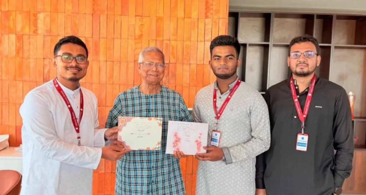 ড. ইউনূসকে নিজের বিয়ের দাওয়াত দিলেন সাদিক কায়েম