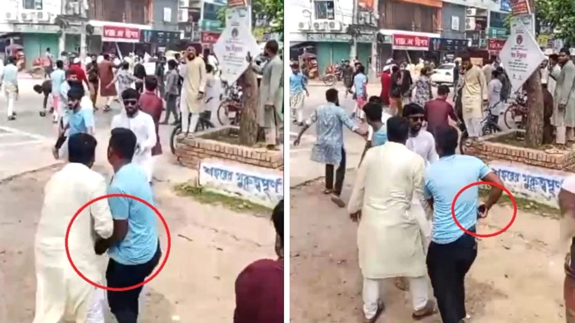 নাসীরুদ্দীনের ওপর হামলার সময় কোমর থেকে অস্ত্র নয়, কর্মীর হাতের বস্তু সেফটি স্টিক: দাবি এনসিপির