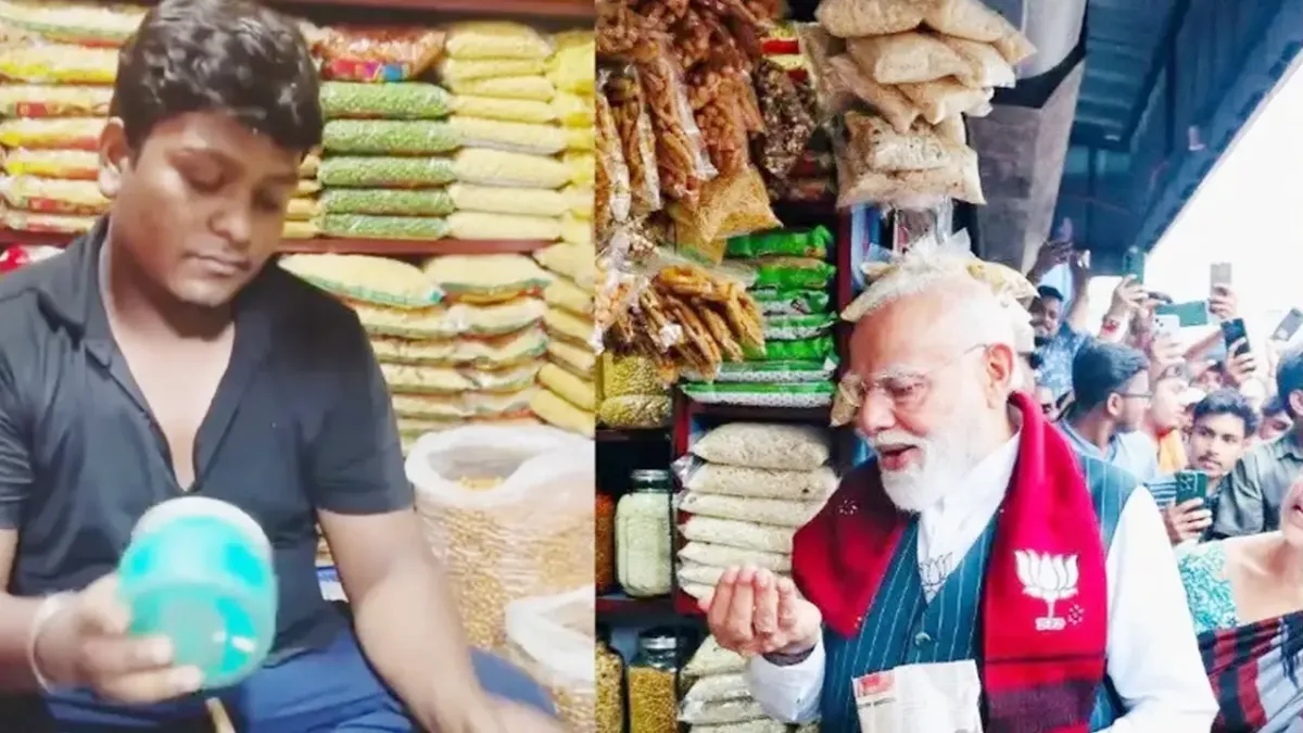 মোদির ঝালমুড়ি খাওয়া সেই দোকানের নিরাপত্তায় চার পুলিশ সদস্য মোতায়েন