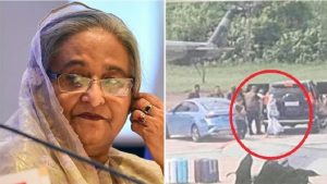 ‘শেখ হাসিনা ৩ পৃষ্ঠার পদত্যাগপত্র ভ্যানিটি ব্যাগে করে নিয়ে চলে গেছেন’