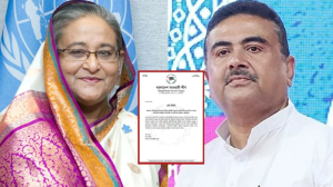 শুভেন্দুকে শুভেচ্ছা জানালেন শেখ হাসিনা