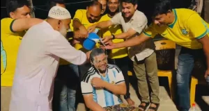 বিশ্বকাপ নিয়ে শেরপুরে ঘটেছে এক ব্যতিক্রমী ঘটনা
