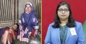 প্রশাসনের সহায়তায় ঈদের আনন্দে শামিল প্রতিবন্ধী মুহছেনার পরিবার