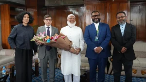 বিরোধীদলীয় নেতার সঙ্গে ফ্রান্সের রাষ্ট্রদূতের সৌজন্য সাক্ষাৎ